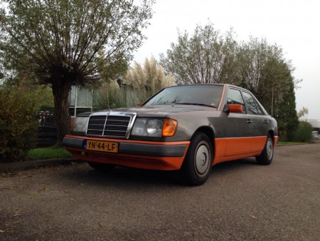 En het resultaat met wat oranje verf